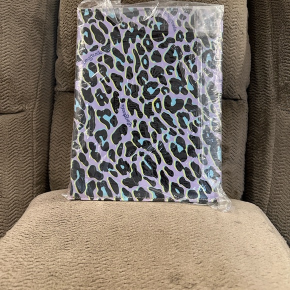 Consuela Leopard Print Notebook with Blue and Black - Picture 3 of 3